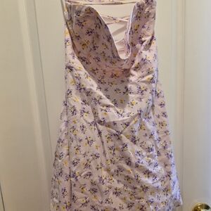 Zara Lavender Floral Dress